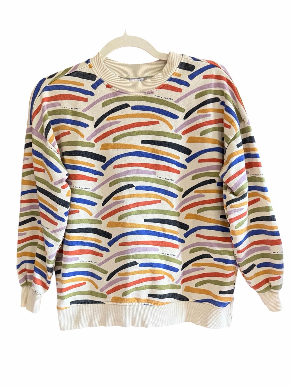 HANNA ANDERSSON I Am‎ A Rainbow Sweatshirt Girl's 10